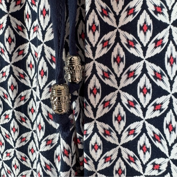 Anthropologie Hei Hei Printed Pants Elastic Waist Navy Size XS - Picture 6 of 7